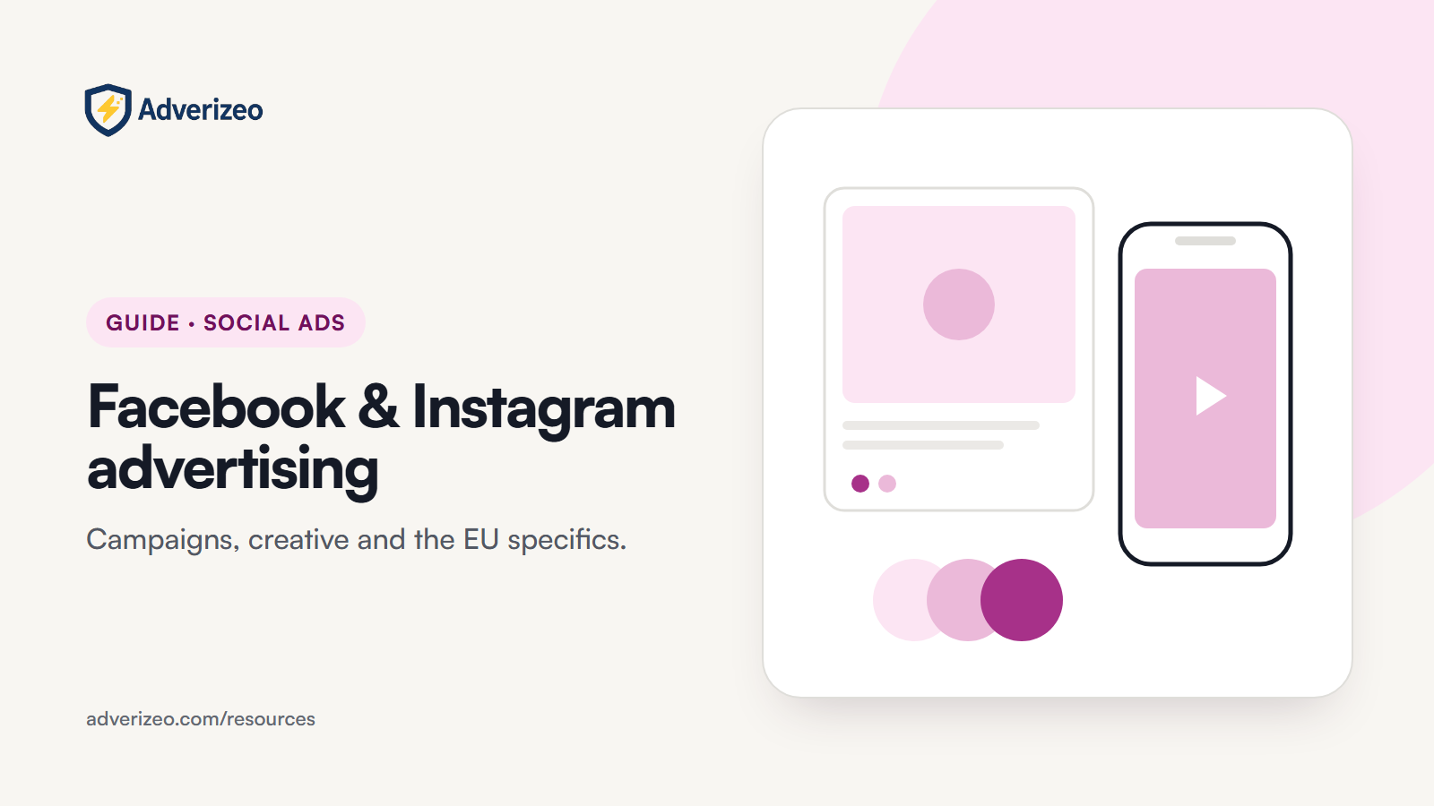 Illustration: a feed post and a vertical reel on a phone, with overlapping audience circles